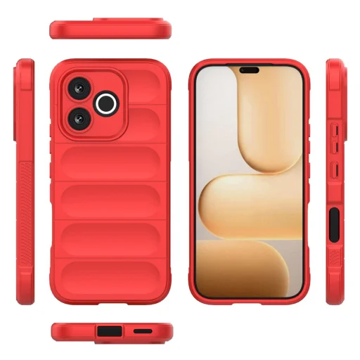 Honor 600 Lite Vörös Techsuit Magic Shield tok - 2