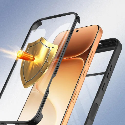 Honor 600 / 600 Pro Čierny Techsuit - ColorVerse 360 Series + Ochranné puzdro - 4