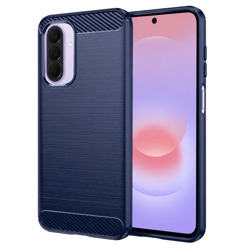 Samsung Galaxy A27 5G Kék Techsuit Carbon Silicone tok - 1