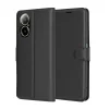 Techsuit - Bőr Fliptok - Realme C67 4G - Fekete tok thumbnail