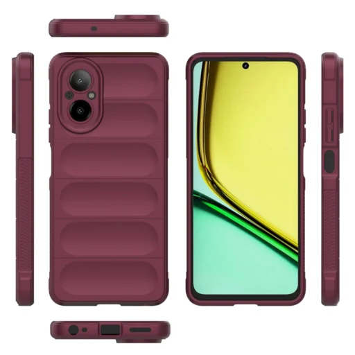Techsuit - Magic Shield - Realme C67 4G - Bordeaux tok - 2