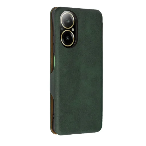 Techsuit - Safe Wallet Plus - Realme C67 4G - Zöld tok - 5