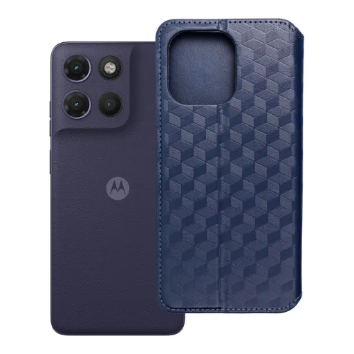 Motorola Moto G17 Power Cubic Book kék tok - 10