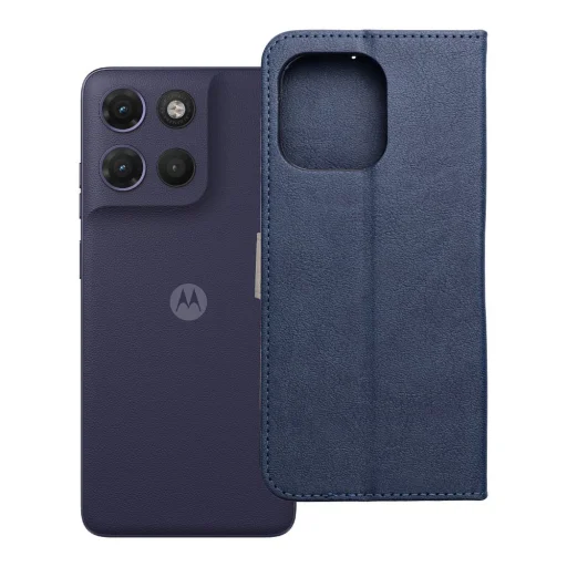 Motorola Moto G17 Power Split Book sötétkék és krémszínű tok - 10