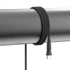 3mk - Dátový kábel Hyper N-Series - Type-C na Type-C, 90-stupňový kábel, 100W, 20V/5A, 1m - Čierny thumbnail