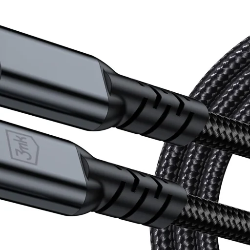 3mk - Dátový kábel séria Hyper N - Thunderbolt 4, 48V/5A, 40Gb/s, 240W, 8K@60Hz, 2m - Čierny - 4