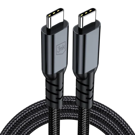 3mk - Dátový kábel séria Hyper N - Thunderbolt 4, 48V/5A, 40Gb/s, 240W, 8K@60Hz, 2m - Čierny - 2