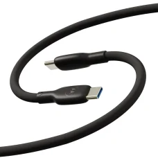 Motorola silikónový USB-C – USB-C kábel 2 m 5 A čierny