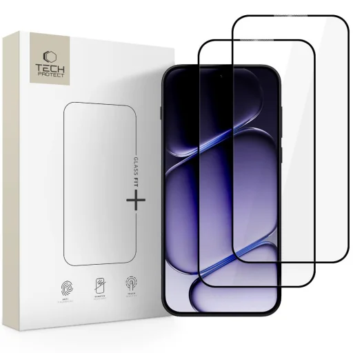 OnePlus Nord 6 Tech-Protect Glass Fit+ 2ks čierne ochranné sklo - 1