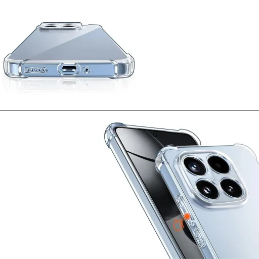 Xiaomi 17T Átlátszó Techsuit Ütésálló Szilikon tok - 4