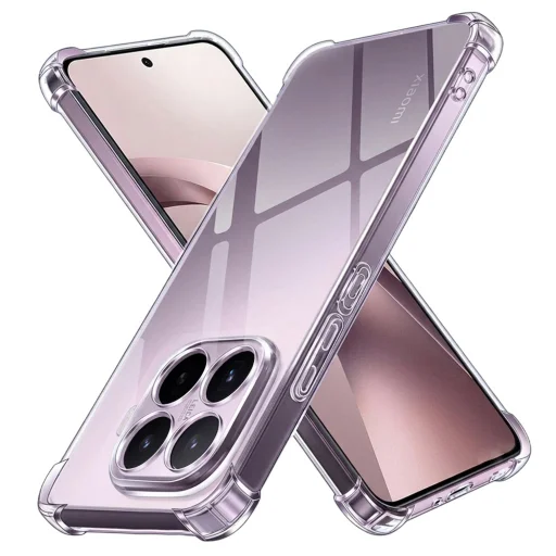 Xiaomi 17T Átlátszó Techsuit Ütésálló Szilikon tok - 1