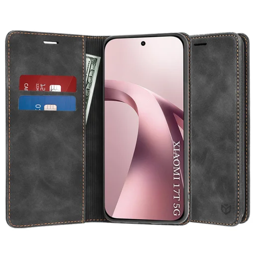 Čierne puzdro Techsuit Confy Cover pre Xiaomi 17T - 1