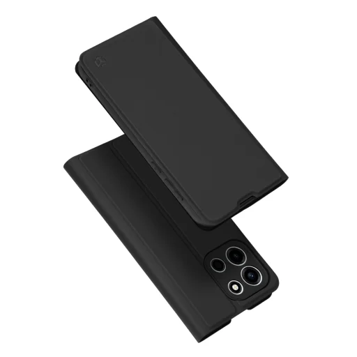 OnePlus Nord 6 čierne flipové puzdro Techsuit Magskin - 1