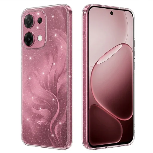 Priehľadné puzdro Techsuit SparkleSkin Series pre Oppo A6 Pro 4G - 1