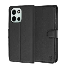 OnePlus Nord 6 Čierne Techsuit Kožené Flipové puzdro