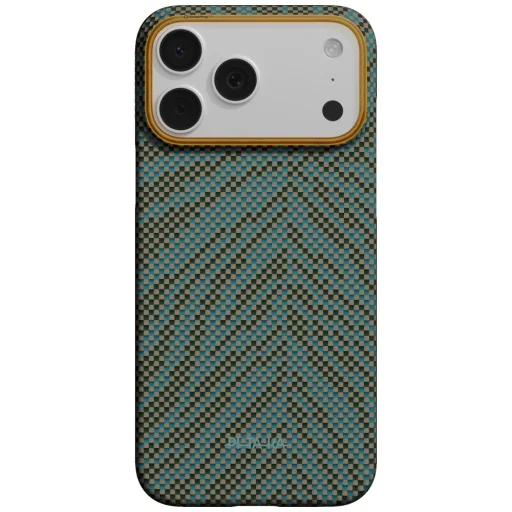 iPhone 17 Pro PITAKA Edge Case Breath of Veins potápačské zelené puzdro - 2