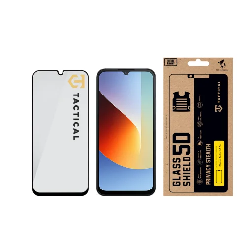 Tactical Ochranné sklo Privacy Stealth 5D pre Xiaomi Redmi A7 Pro Čierne ochranné sklo - 3