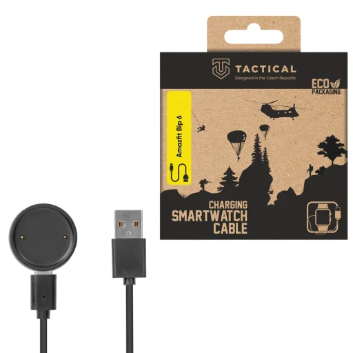 Tactical USB nabíjací kábel pre Xiaomi Amazfit Bip6/Active 2/2 Square - 2