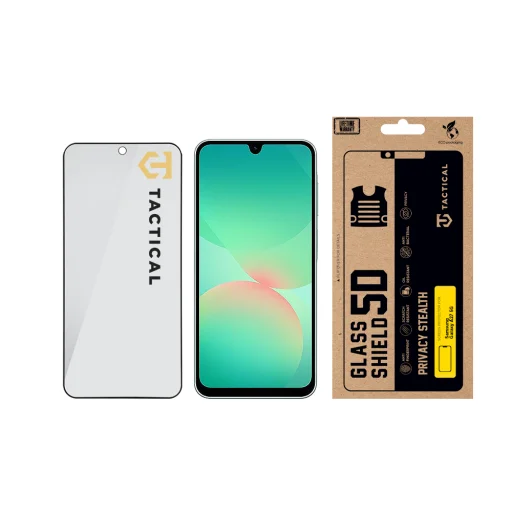 Tactical Glass Shield Privacy Stealth 5D Samsung Galaxy A27 5G čierne ochranné sklo - 3
