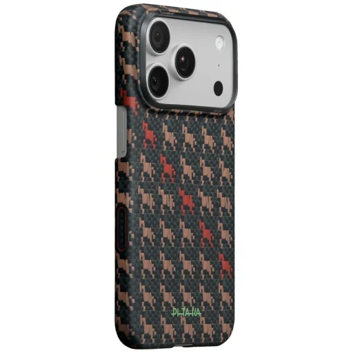 iPhone 17 Pro PITAKA Edge Case Happiness Rides In puzdro ebenová čierna Kylin - 1