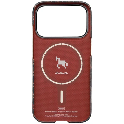 iPhone 17 Pro PITAKA Edge Case Happiness Rides In puzdro ebenová čierna Kylin - 3