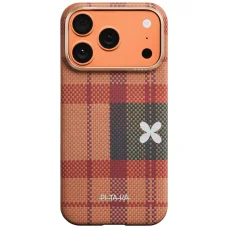 iPhone 17 Pro PITAKA × MÜNN Flora in Grid Edge puzdro oblačný súmrak