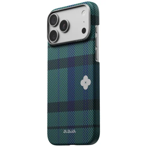 iPhone 17 Pro PITAKA × MÜNN Flora in Grid Edge puzdro lesný úsvit - 3