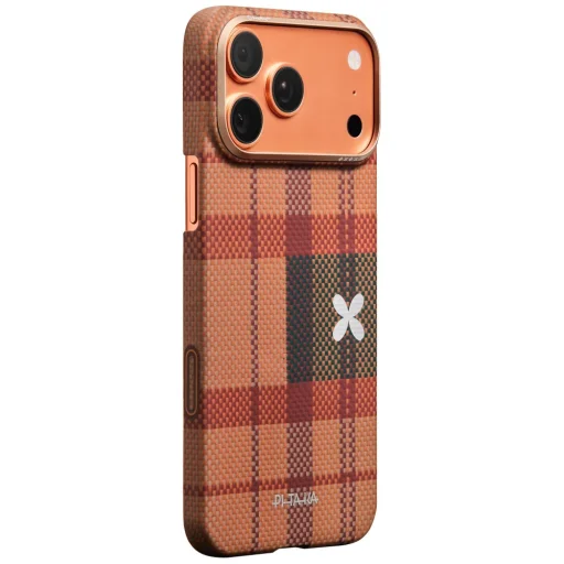 iPhone 17 Pro Max PITAKA × MÜNN Flora in Grid Edge kryt oblačný súmrak - 2