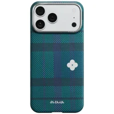iPhone 17 Pro Max PITAKA × MÜNN Flora in Grid Edge puzdro lesné svitanie