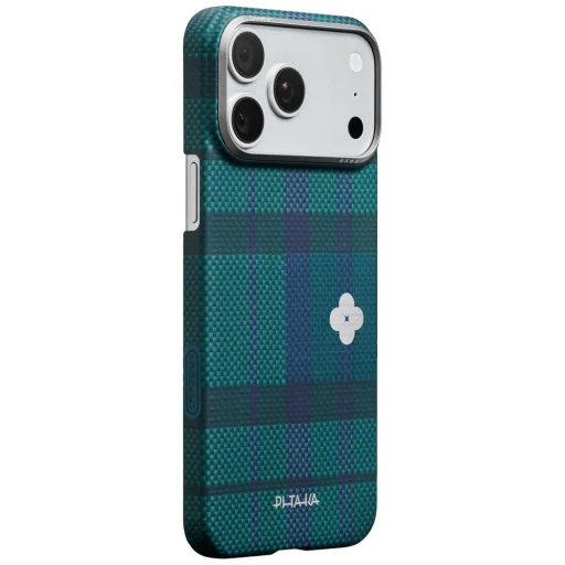 iPhone 17 Pro Max PITAKA × MÜNN Flora in Grid Edge puzdro lesné svitanie - 2