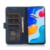 Xiaomi 17T Pro 5G puzdro na telefón z PU kože so vzorom hovädzej kože (modré) thumbnail
