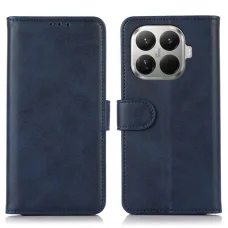 Xiaomi 17T 5G puzdro z PU kože so vzorom hovädzej kože (modré)