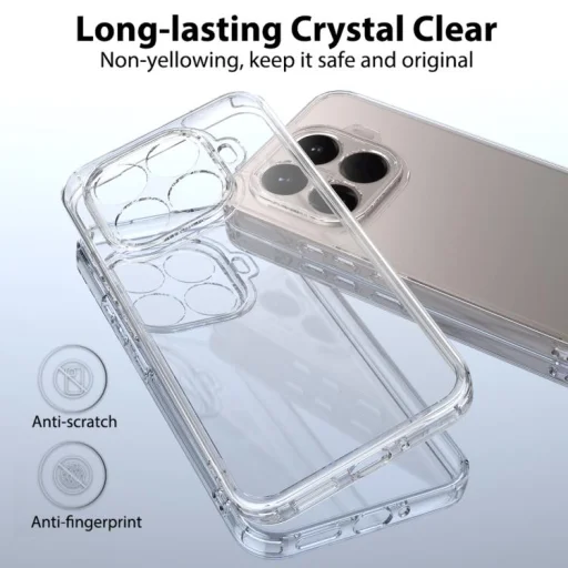 Xiaomi 17T 5G priehľadné akrylové TPU puzdro odolné voči poškriabaniu - 3