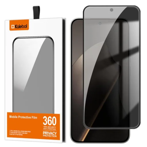 Xiaomi 17T 5G készülékhez teljes fedésű, fekete szegélyű, betekintésvédő Privacy edzett üvegfólia - 2