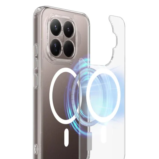 Xiaomi 17T 5G MagSafe priehľadné akrylové PC a TPU hybridné puzdro na telefón - 2