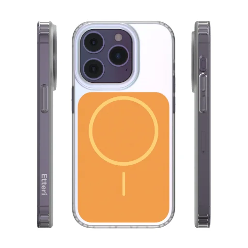 iPhone 14 Pro Etteri Hidden Pearl oranžové puzdro - 3
