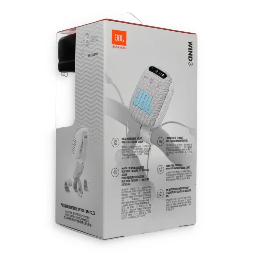 JBL Wind 3 bezdrôtový Bluetooth reproduktor s držiakom na riadidlá sivý - 3