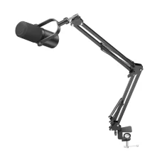 BOYA CastMic P60B štúdiový mikrofón s ramenom, káblový USB XLR – čierny,