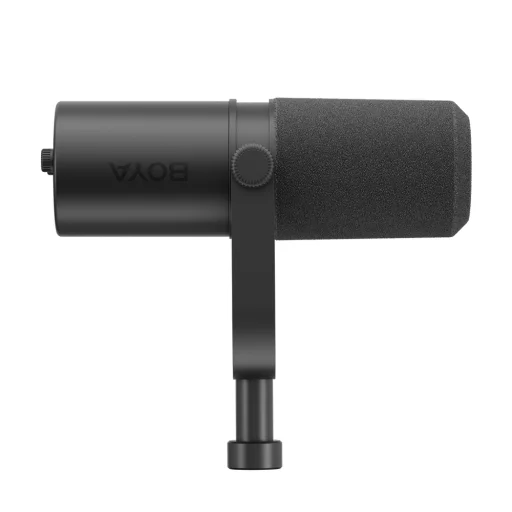BOYA CastMic P60 Káblový USB XLR štúdiový mikrofón - čierny - 4