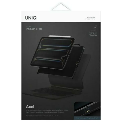 iPad Pro 11" (2022/2021) UNIQ Axel fekete tok - 6
