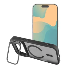 iPhone 17 Pro Max Forcell F-Protect Shadow Stand Premium MagSafe kompatibilné čierne puzdro