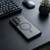 Samsung Galaxy A57 Forcell F-Protect Shadow Stand Premium MagSafe kompatibilné čierne puzdro thumbnail