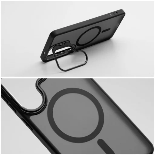 Samsung Galaxy A57 Forcell F-Protect Shadow Stand Premium MagSafe kompatibilné čierne puzdro - 6