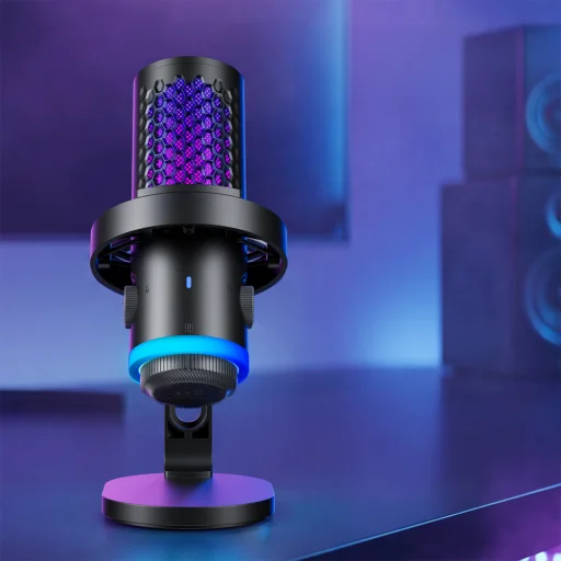 BOYA CastMic G40 Drôtový USB-C herný mikrofón - čierny - 12