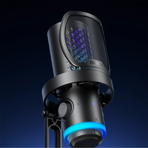 BOYA CastMic G40 Drôtový USB-C herný mikrofón - čierny - 13