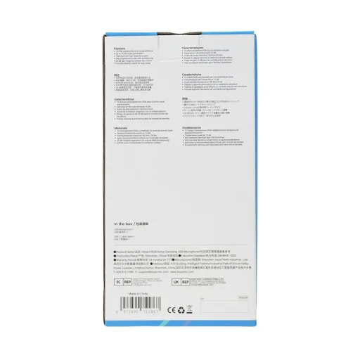 BOYA CastMic G40 Drôtový USB-C herný mikrofón - čierny - 9
