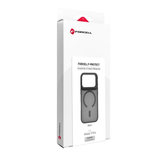 iPhone 17 Pro Forcell F-Protect Shadow Stand Premium MagSafe-kompatibilné čierne puzdro - 8