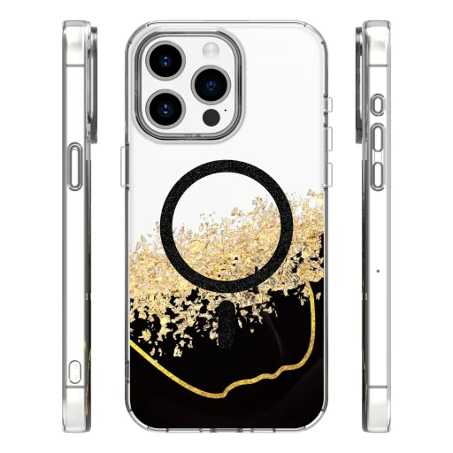 iPhone 14 Pro Epoxy Mag fekete tok - 2