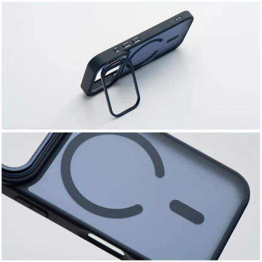 iPhone 17 Pro Forcell F-Protect Shadow Stand Premium tmavomodré puzdro kompatibilné s MagSafe - 6