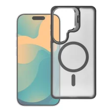 Samsung Galaxy A57 Forcell F-Protect Shadow Stand Premium MagSafe kompatibilis szürke tok